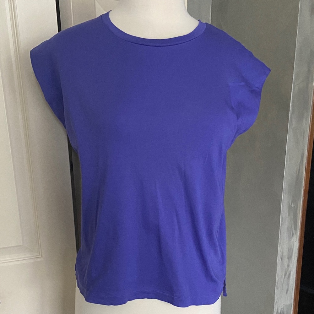 United Arrows Tokyo Purple Sleeveless Top